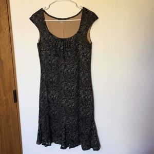 90’s Black Rose dress by Aziz 🌹Goth punk romantic